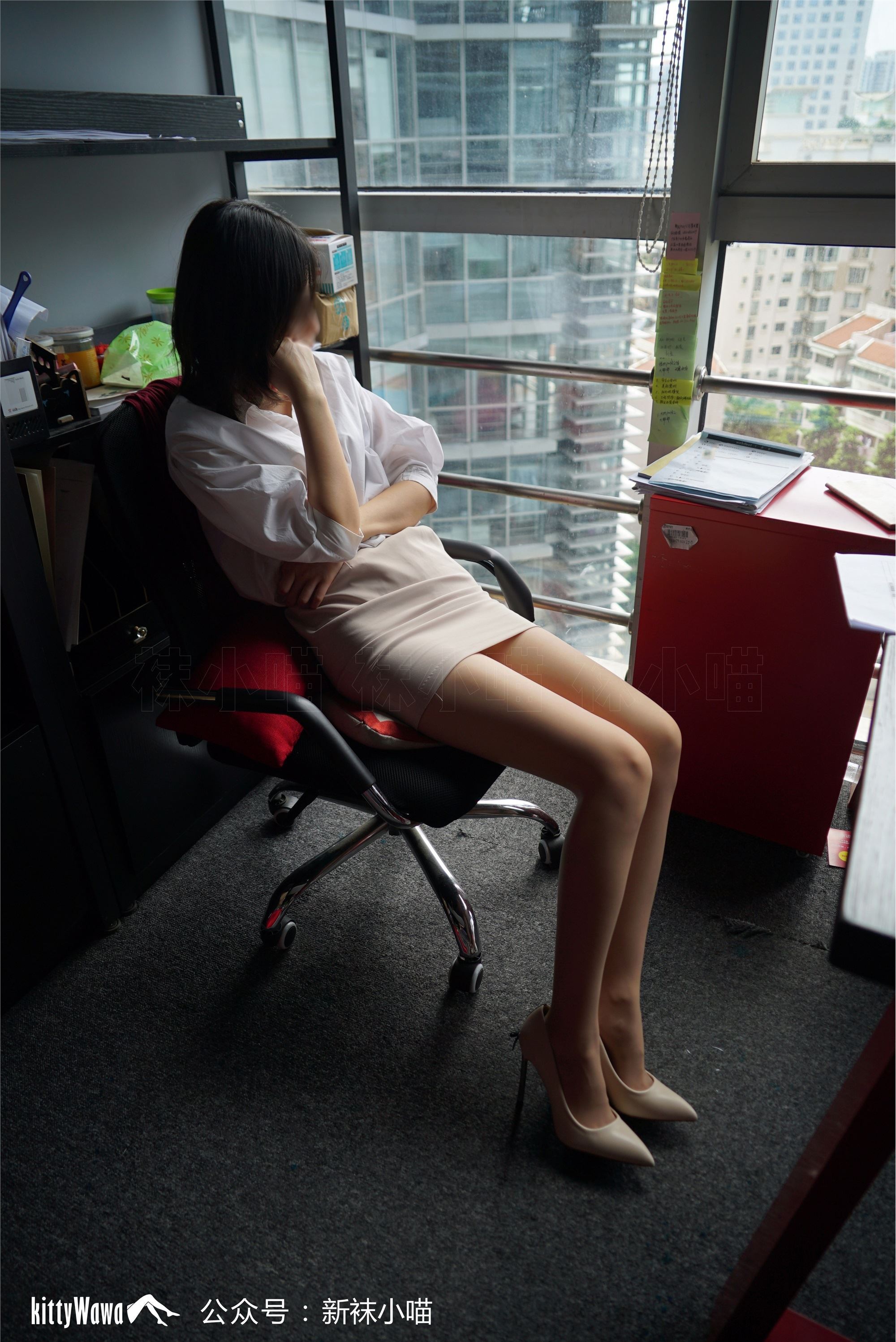 kittyWawa袜小喵故事集  KTS014 加班